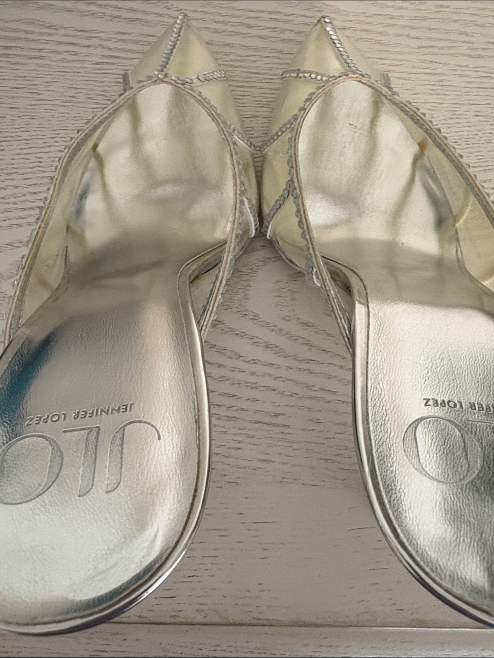 JLo Silver Rhinestone High Heel - Picture 5 of 6